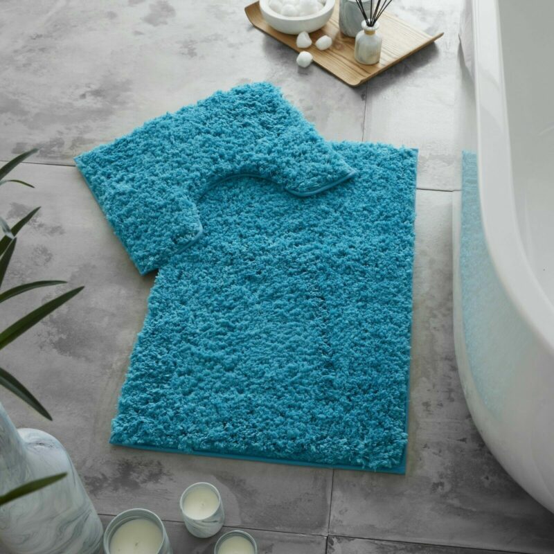 Zero Twist Bath Mat Pedestal Set 10 Colours