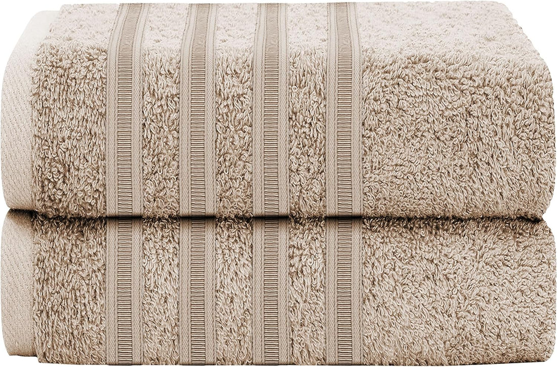 Ritz Viscose Stripe Super Soft Cotton Luxury Absorbent Towels, Jumbo Bath Sheet Packs & Towel Bale Sets