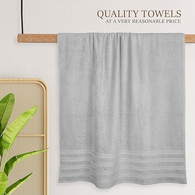 Ritz Viscose Stripe Super Soft Cotton Luxury Absorbent Towels, Jumbo Bath Sheet Packs & Towel Bale Sets