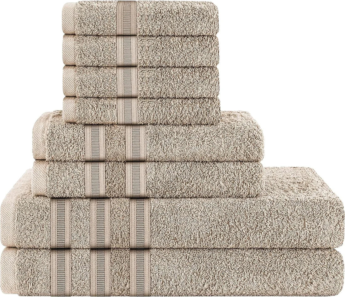 Ritz Viscose Stripe Super Soft Cotton Luxury Absorbent Towels, Jumbo Bath Sheet Packs & Towel Bale Sets