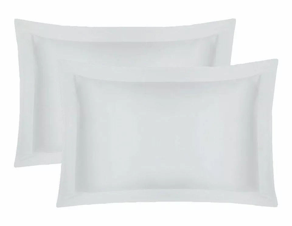 200 Thread Count Egyptian Cotton Pillowcases Oxford - Housewife 11 Colours