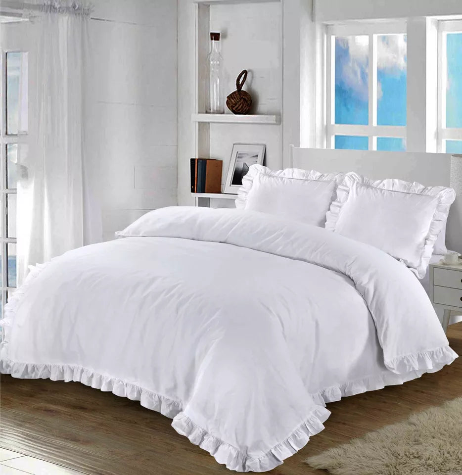 Santiago Frill Duvet Cover Set 5 Colours