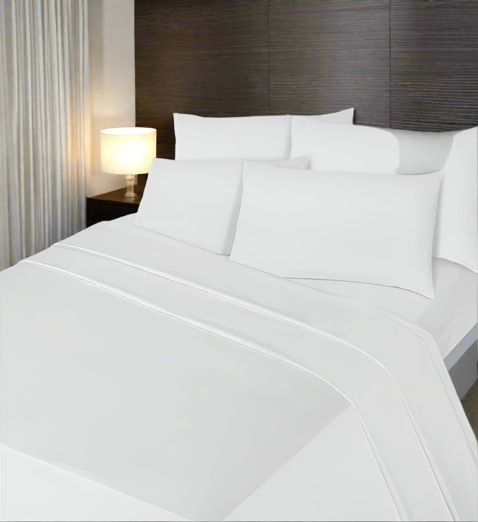 Luxury Percale Fitted Sheet Extra Deep (40cm) Non Iron 180 Thread Count Percale
