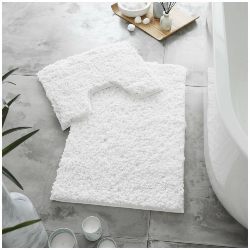 Zero Twist Bath Mat Pedestal Set 10 Colours