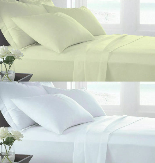 400 Thread Count 100% Egyptian Cotton Duvet Cover Set & Sheets