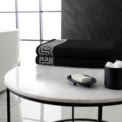 Greek Embroidered Bath Sheet Set