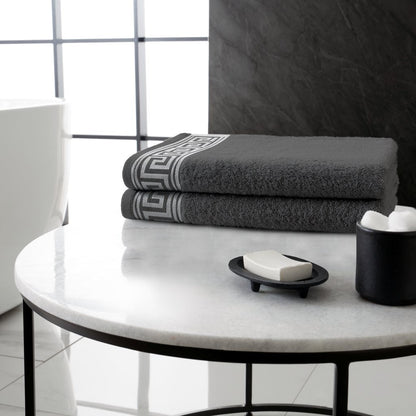 Greek Embroidered Bath Sheet Set