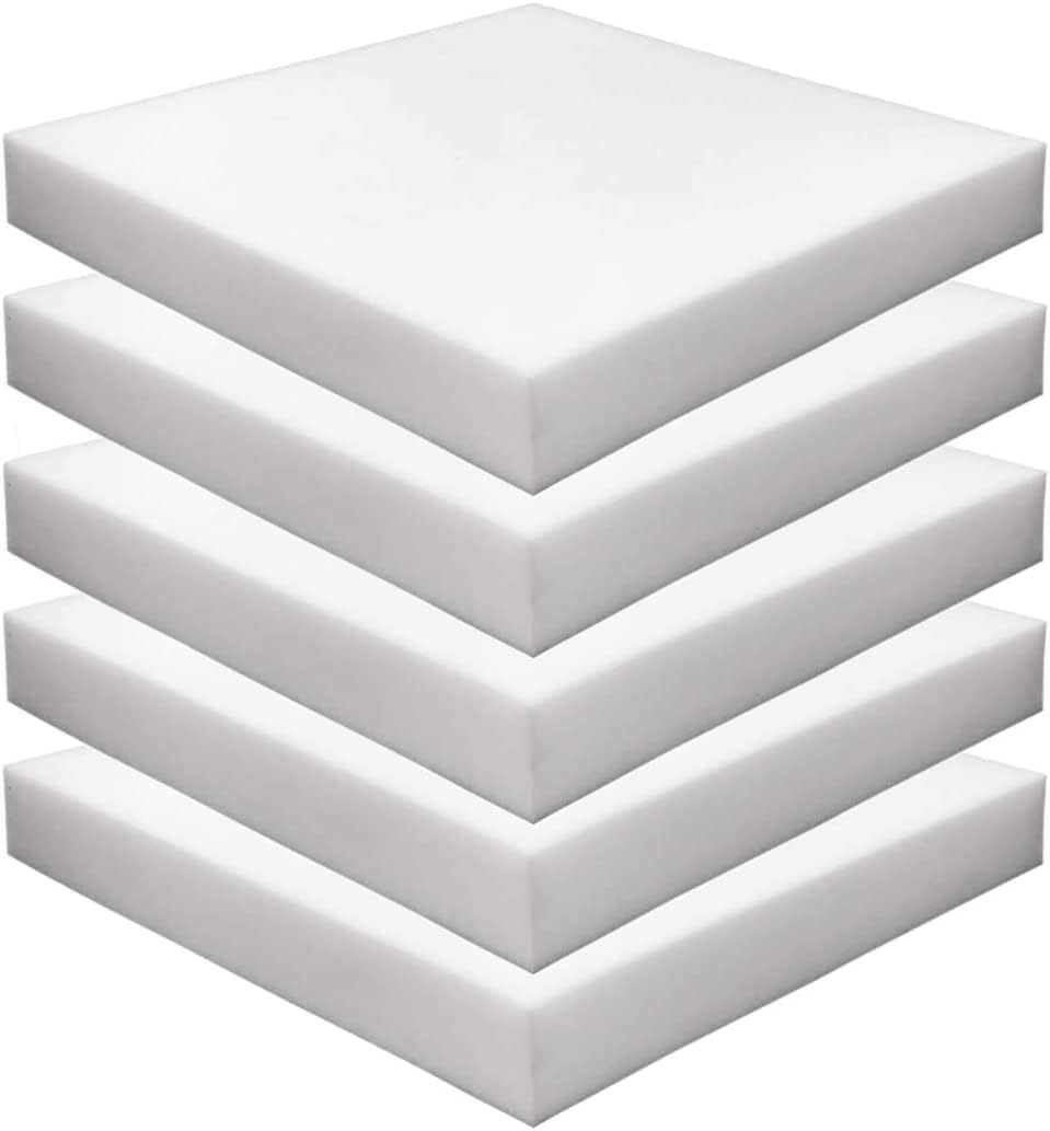 White Dense Upholstery Foam Premium Quality 3 Sizes