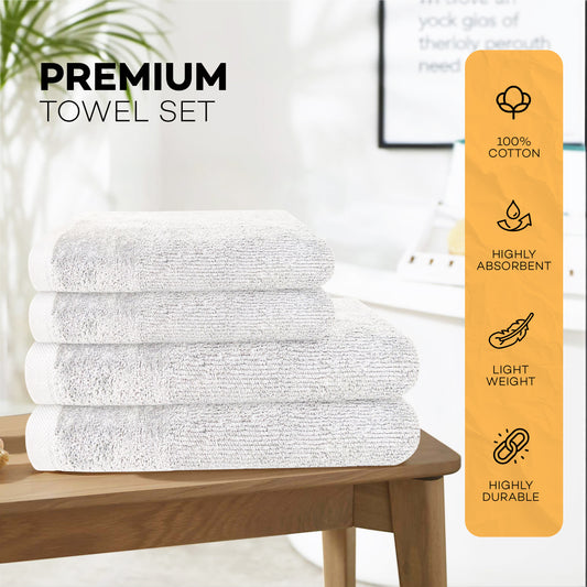 Regal Towel Bale Set 4 Pack 3 Colours