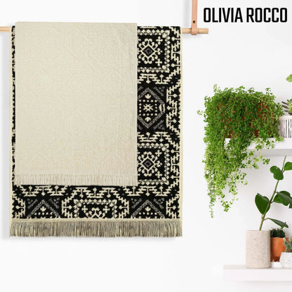 4 Piece Moroccan Towel Set 100% Cotton 500GSM High Absorbency