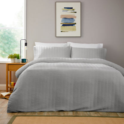 Belgravia Textured Design Microfibre Duvet Set 3 Colours