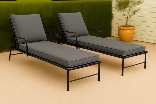 Sun Lounger Waterproof Foldable Seat Pads