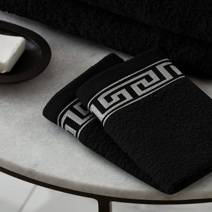 Greek Embroidered Bath Sheet Set