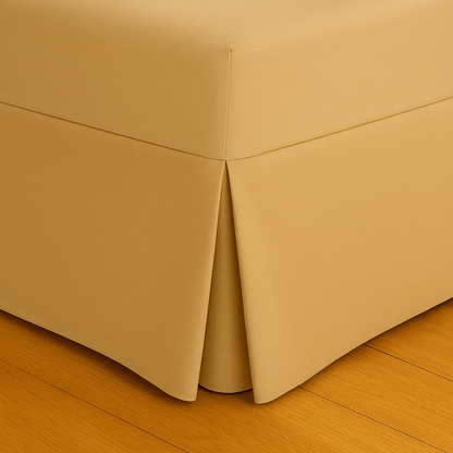 200 Thread Count Pleated Valance Fitted Sheet All Sizes 11 Colours