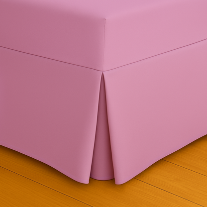 200 Thread Count Pleated Valance Fitted Sheet All Sizes 11 Colours