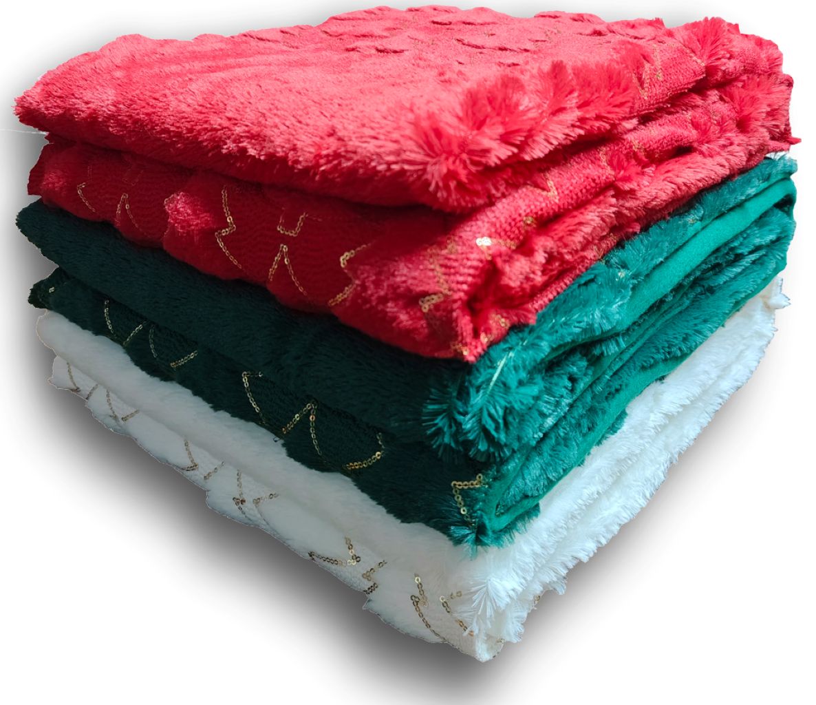 Teddy Xmas Tree Soft Duvet Set 3 Colours