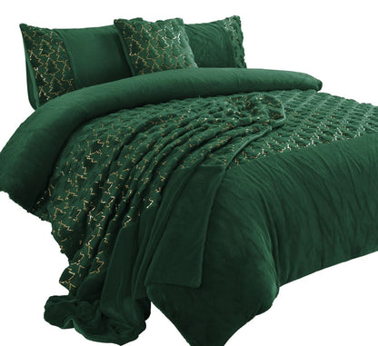 Teddy Xmas Tree Soft Duvet Set 3 Colours