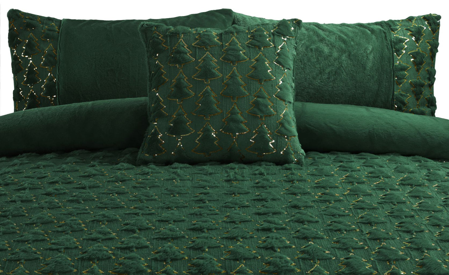 Teddy Xmas Tree Soft Duvet Set 3 Colours