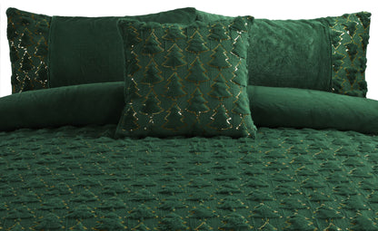 Teddy Xmas Tree Soft Duvet Set 3 Colours