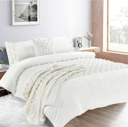 Teddy Xmas Tree Soft Duvet Set 3 Colours