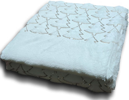 Teddy Xmas Tree Soft Duvet Set 3 Colours