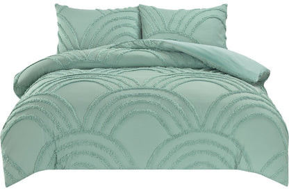 Zara Textured Frill Duvet Set 3 Colours