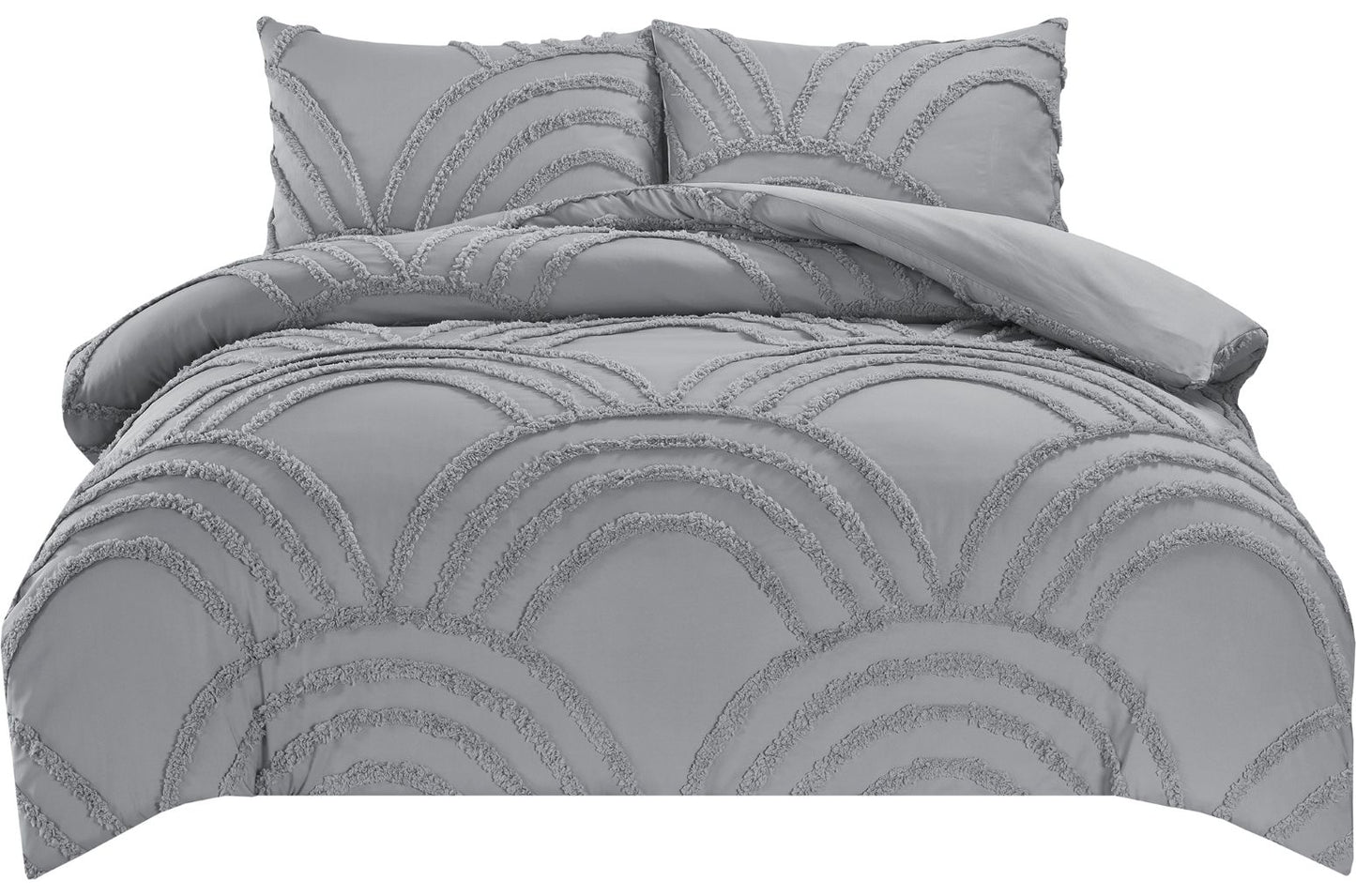 Zara Textured Frill Duvet Set 3 Colours
