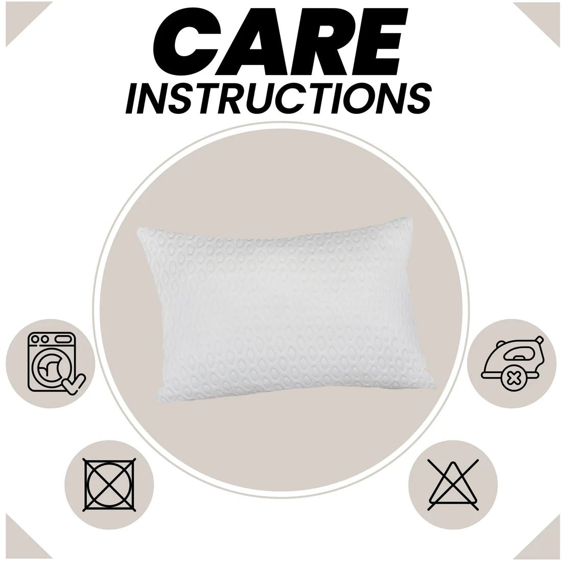 Air Flow Pillow Hotel Quality Anti-Snore Side Sleeper Prevents Overheating Neck & Back Support
