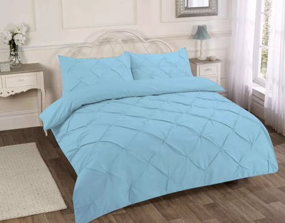 Alexander Pintuck Duvet Cover with Pillow Case Bedding Set