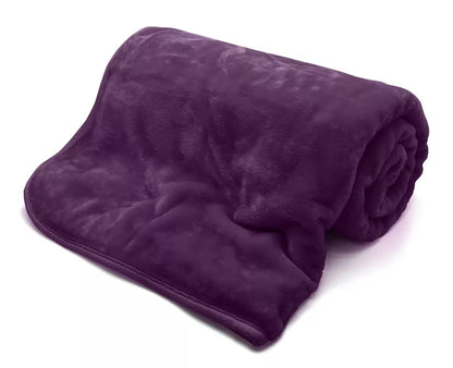 Faux Fur Fleece Throw Blanket 3 Sizes