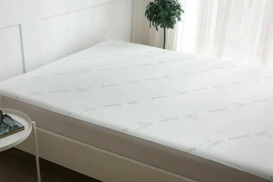 Bamboo Extra Deep Mattress Protector Mattress Waterproof Fitted Sheet All Sizes