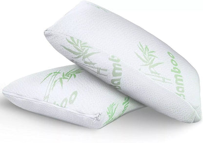 Bamboo Memory Foam Pillow Soft Anti-Bacterial Premium Support Neck Pillow