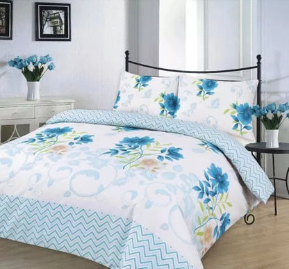 PolyCotton Duvet Cover Set Bedding Set Quilt Cover with Pillowcase