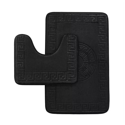 Greek Bath Mat Pedestal Set