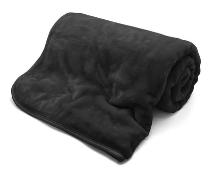 Faux Fur Fleece Throw Blanket 3 Sizes