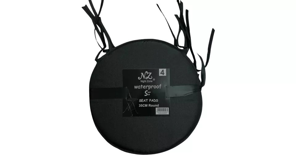 Indoor/Outdoor Waterproof Round Chair Pads Seat Cushions Garden Patio Home