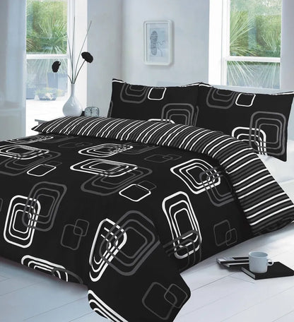 Reversible Multi Duvet Set Single Double King Size