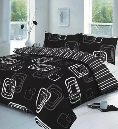 PolyCotton Duvet Cover Set Bedding Set Quilt Cover with Pillowcase
