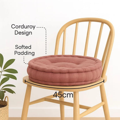 Round Textured Booster Pad Fleece Cover 7 Colours