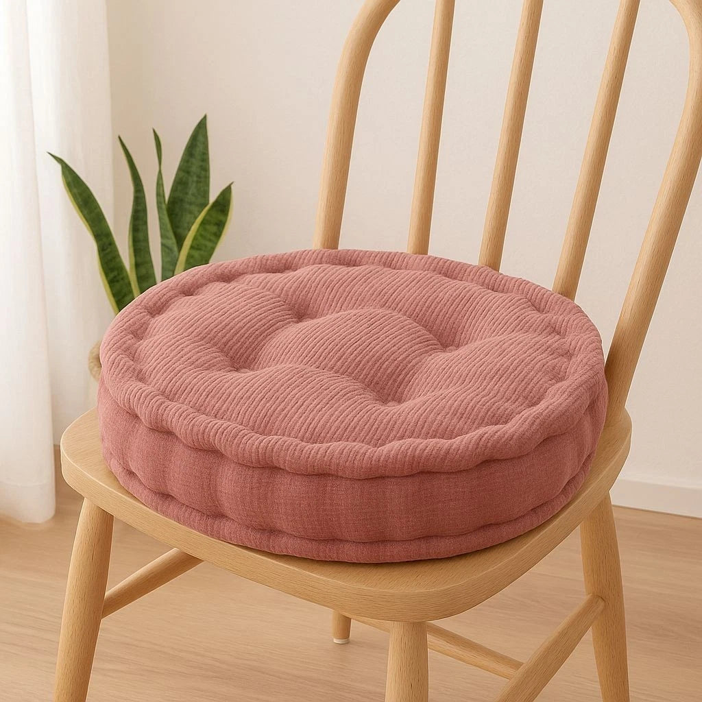 Round Textured Booster Pad Fleece Cover 7 Colours