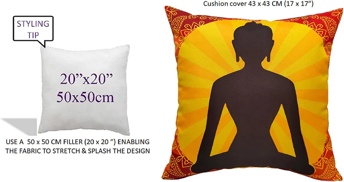 Buddha Outdoor Indoor Waterproof Cushions
