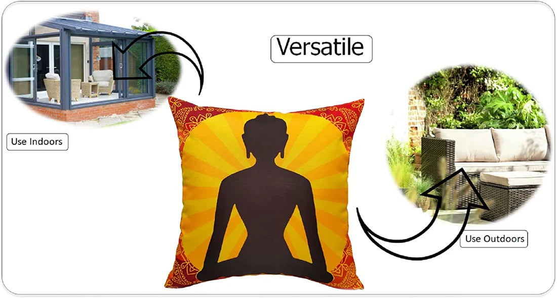 Buddha Outdoor Indoor Waterproof Cushions