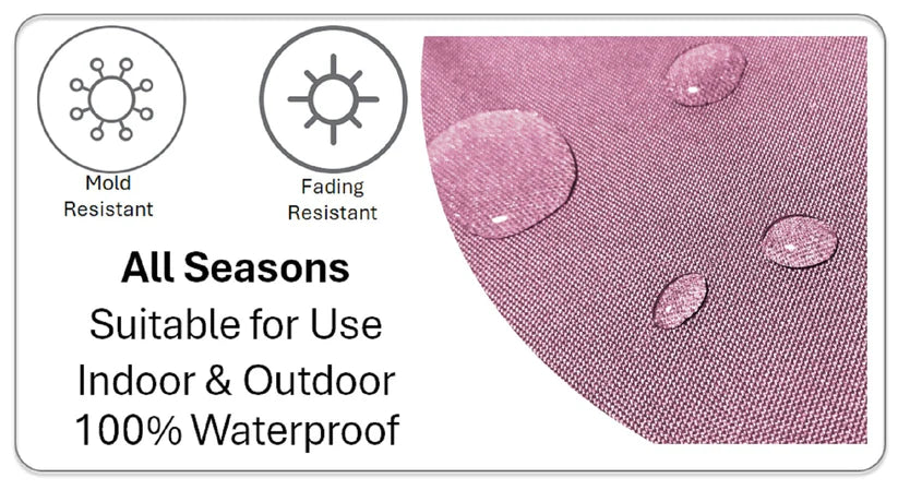 Cactus Waterproof Outdoor Cushions 43 x 43 cm Weather-Resistant Polyester for Patio Garden Bench Sofa Indoor Living Room Durable Stylish