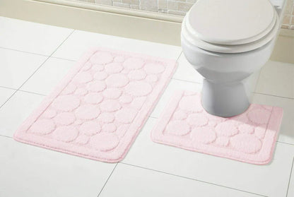 Cali Bath Mat Set Luxury Super Soft Non-Slip Ultra Absorbent Bathroom Mat