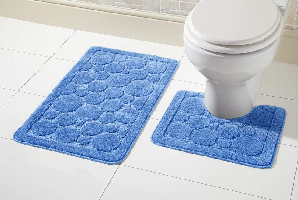 Cali Bath Mat Set Luxury Super Soft Non-Slip Ultra Absorbent Bathroom Mat