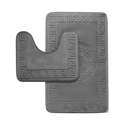 Greek Bath Mat Pedestal Set