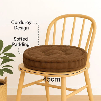 Round Textured Booster Pad Fleece Cover 7 Colours