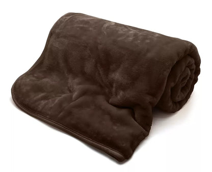 Faux Fur Fleece Throw Blanket 3 Sizes