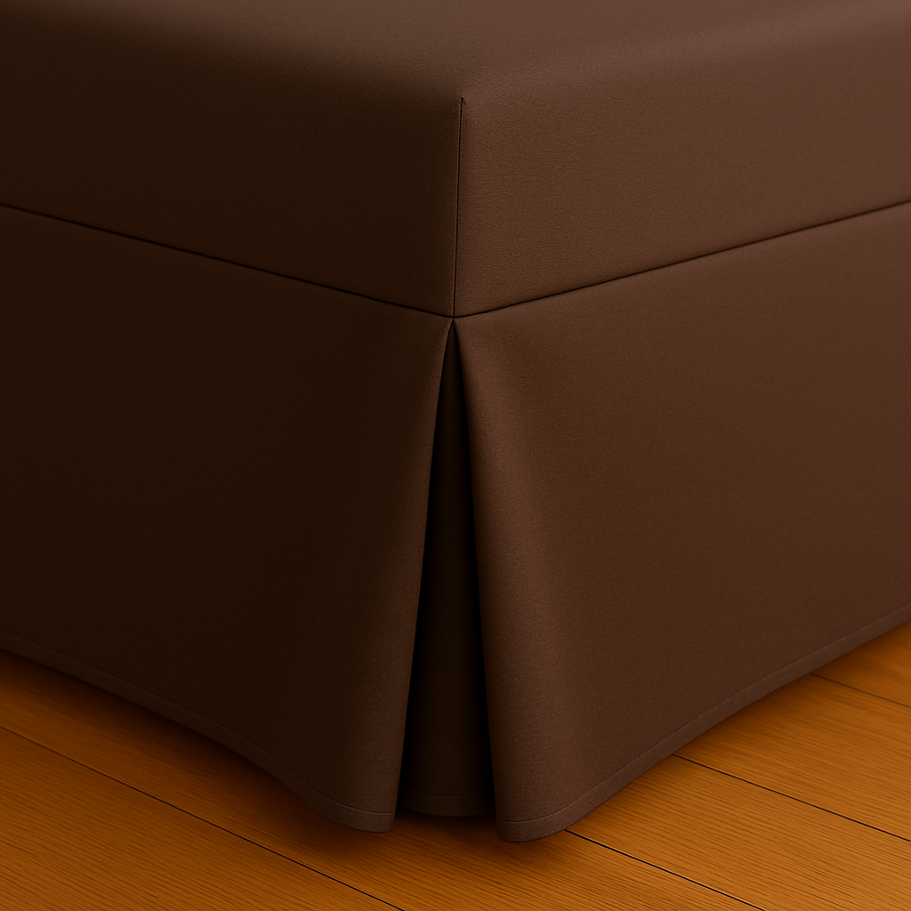 200 Thread Count Pleated Valance Fitted Sheet All Sizes 11 Colours