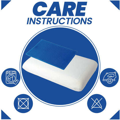 Cooling Gel Orthopaedic Memory Foam Pillow for Neck Pain Relief Temperature Regulating